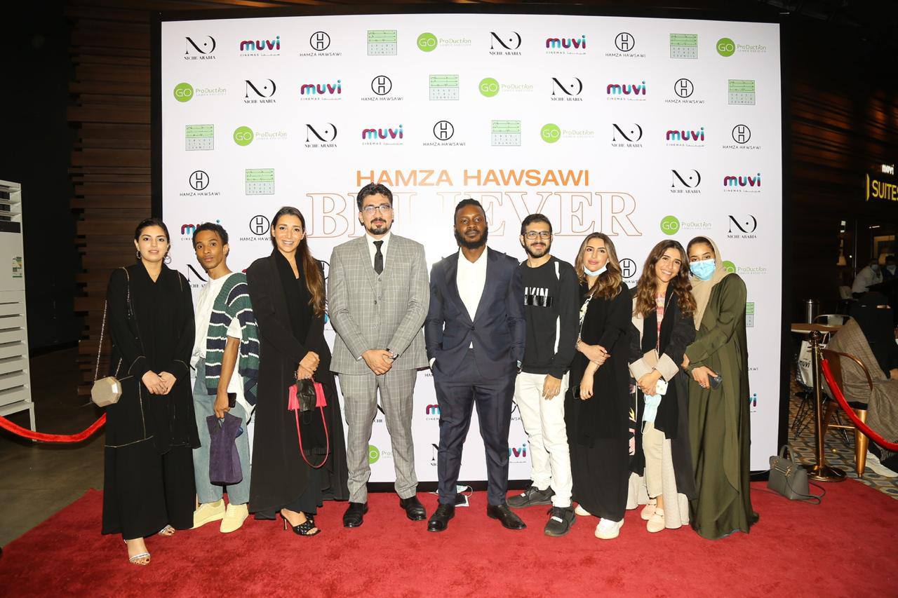 SAUDI POP STAR HAMZA HAWSAWI DEBUTS VIDEO FOR LATEST SINGLE, “BELIEVER,” AT INFLUENCER-STUDDED EVENT IN JEDDAH’S MUVI CINEMAS LOCATION