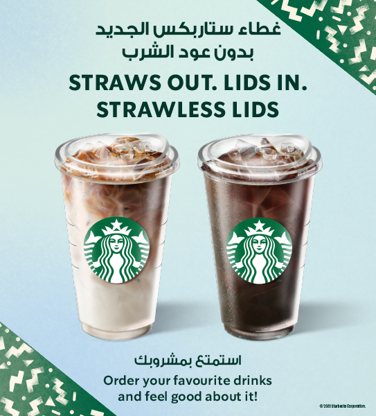 Starbucks marks a milestone as it launches its first ever straw-less lid across stores in MENA