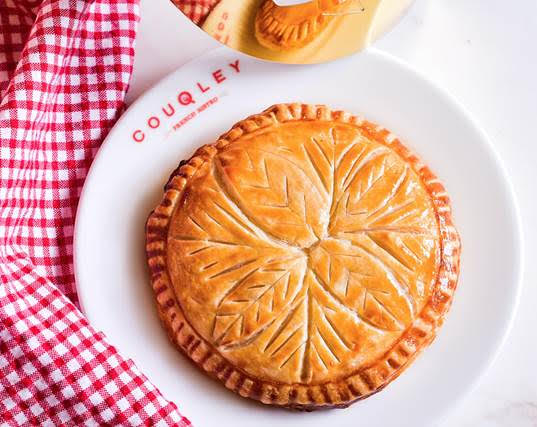 La Galette Des Rois (the King’s pie) now available at Couqley French Bistro and Bar throughout January