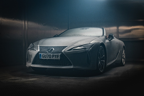 Lexus LC Convertible Subjected to Extreme Deep Freeze Test