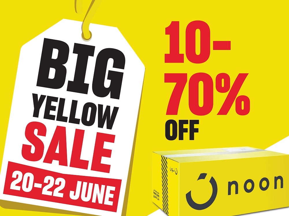 Noon.com announces Big Yellow Sale with amazing deals