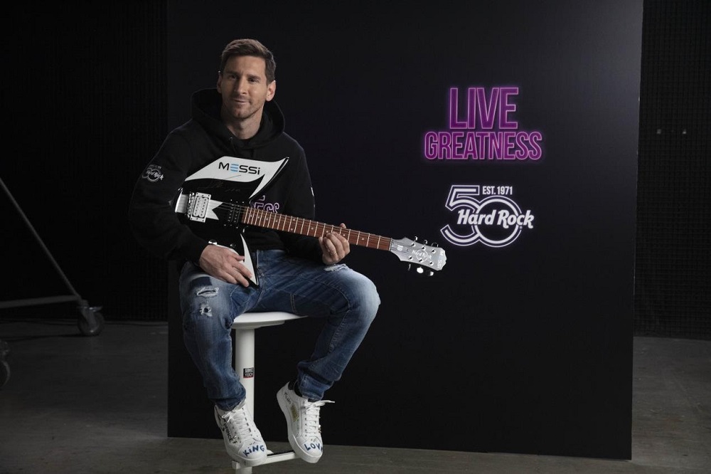 Hard Rock International inks five-year worldwide deal with Lionel Messi for its 50th anniversary