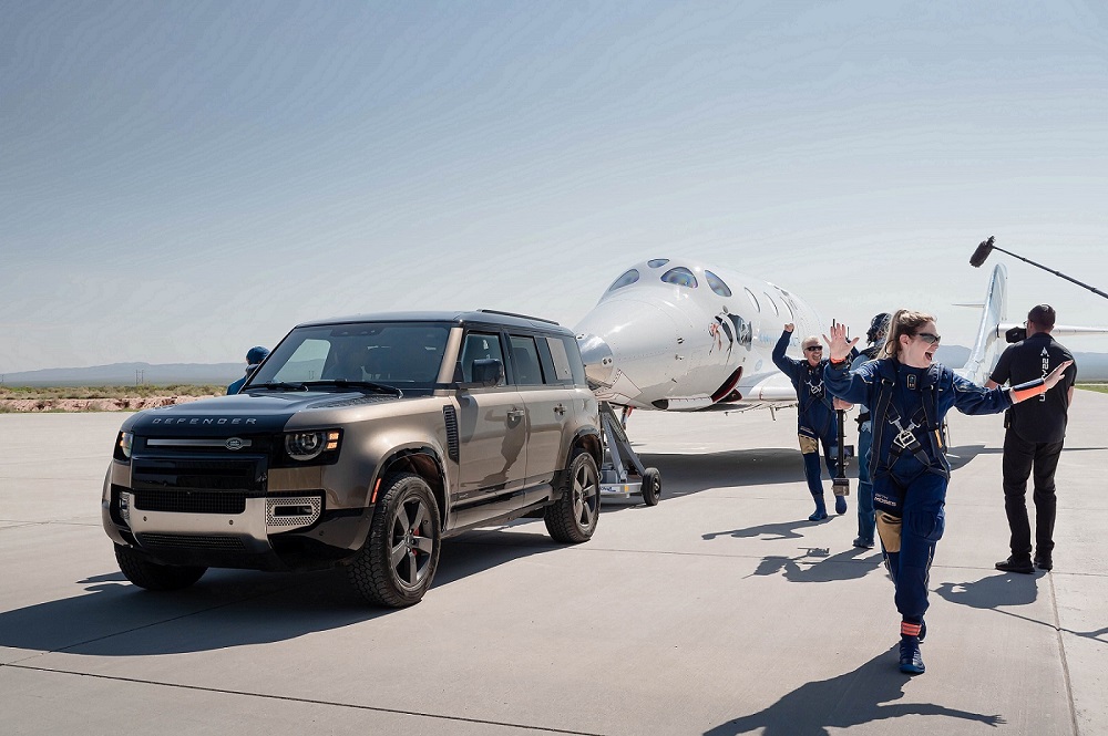 Above And Beyond: Land Rover Supports Virgin Galactic’s First Fully Crewed Space Flight