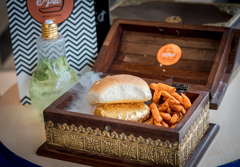 Gourmet Indian Slider Restaurant O’Pao Launches The World’s First 22 Karat Gold O’Vada Pao