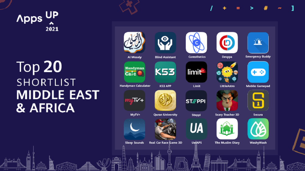 Huawei announces Apps UP’s top 20 regional shortlisted apps