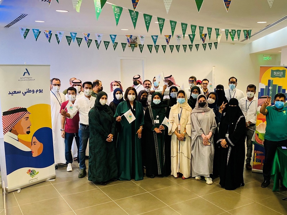 Alshaya Group Employees Celebrate Saudi Arabia National Day