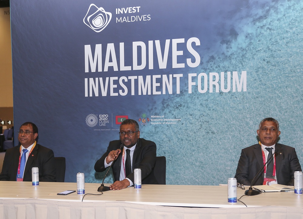 Maldives Investment Forum graced by the President of Maldives, H.E. Ibrahim Mohamed Solih held at Expo 2020 Dubai