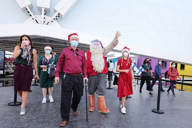 Brazil pavilion at Expo hosts Santa