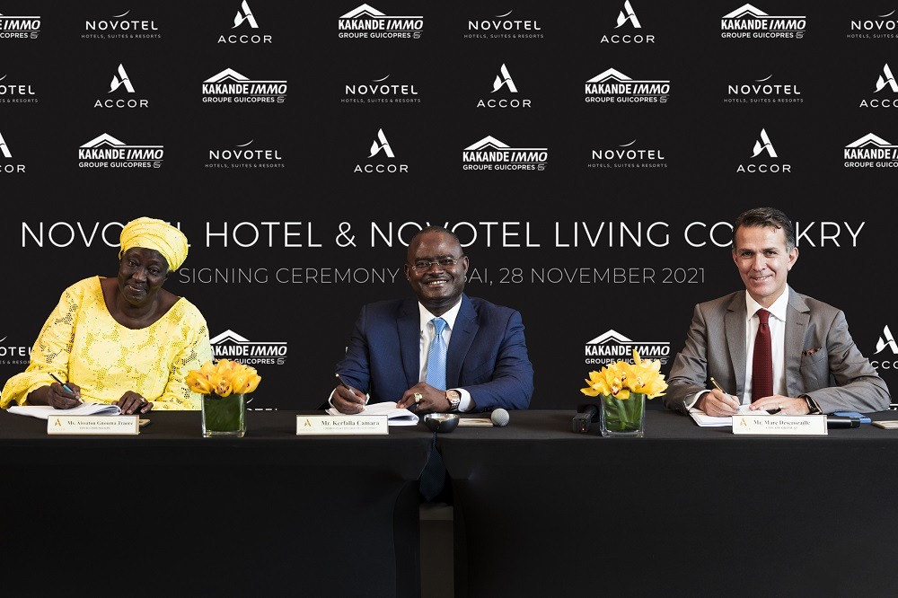 Accor expands its footprint in Africa with the signing of Novotel & Novotel Living Conakry, Guinea