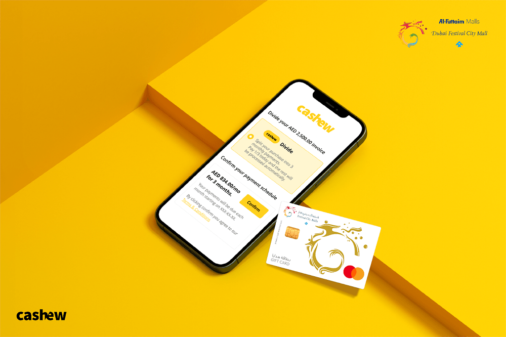 Cashew Payments Partners with Dubai Festival City Mall to Launch ‘Gift Now, Pay Later’