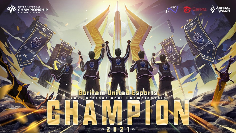 Buriram United Esports Wins Arena of Valor International Championship 2021, $400,000 Grand Prize