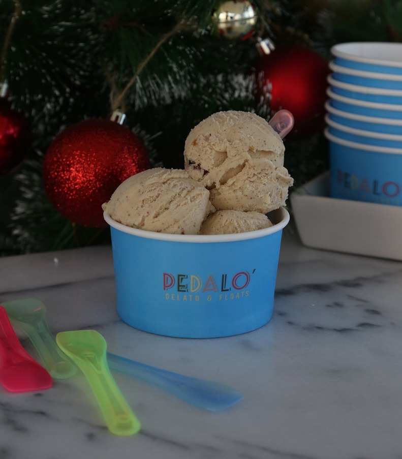 Scoop up Super Festive Pedalo Gelato this Holiday Season