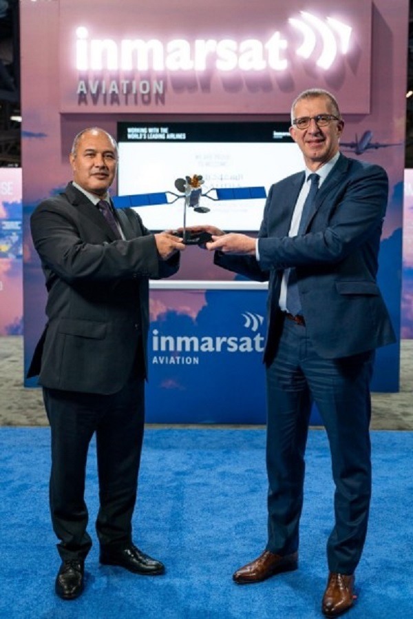 SAUDIA’s chief executive reinforces new inflight broadband partnership with Inmarsat aviation at APEX Expo 2021