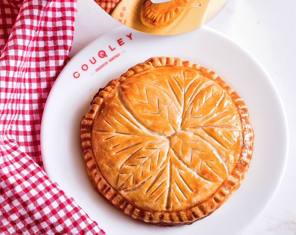 La Galette Des Rois (the King’s Pie) now available at Couqley French Bistro and Bar throughout January