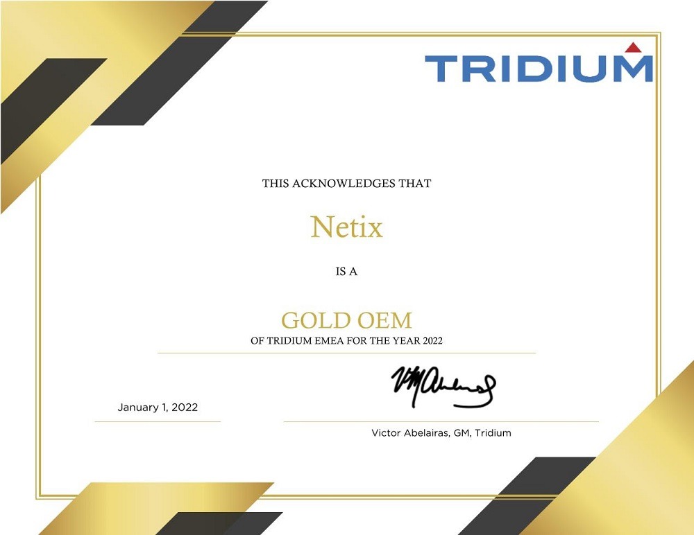 Netix Global becomes a Tridium Gold Tier Partner; credits its revolutionary Android Approach to building operations for continued success and recognitions