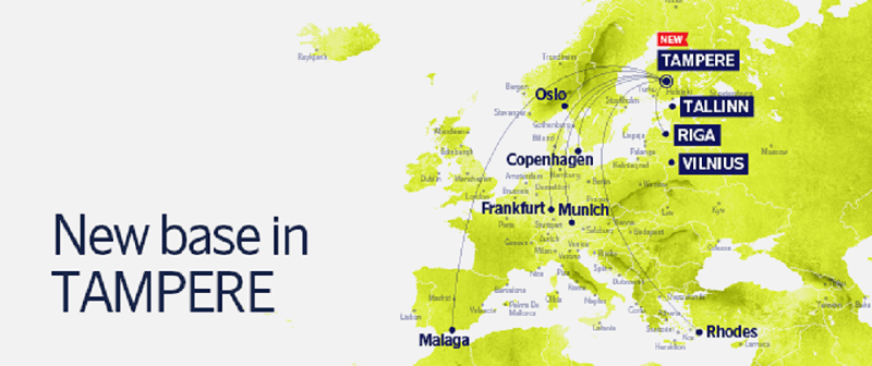 airBaltic Opens a New Base in Tampere