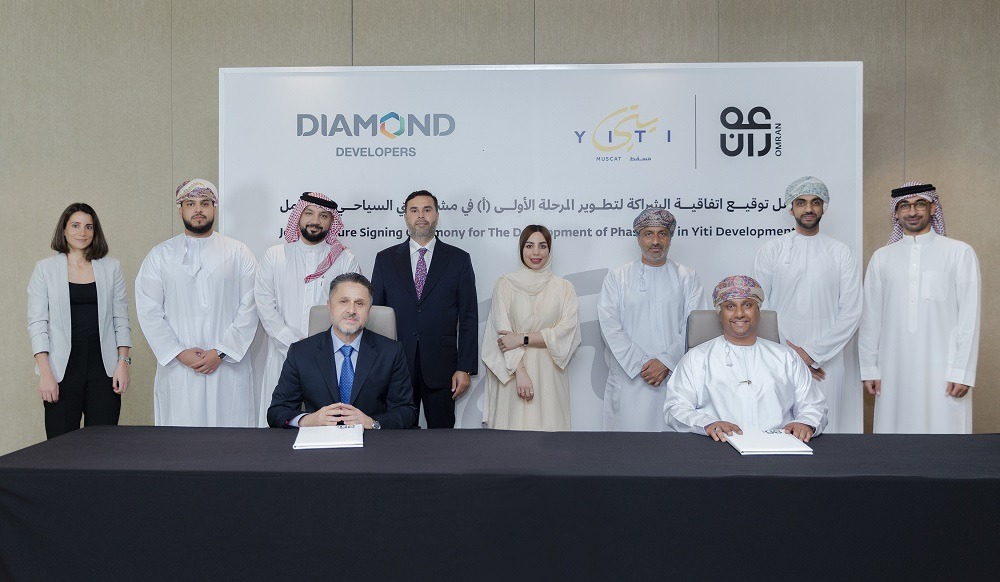 Diamond Developers signs partnership with The Oman Tourism Development Company (OMRAN Group)