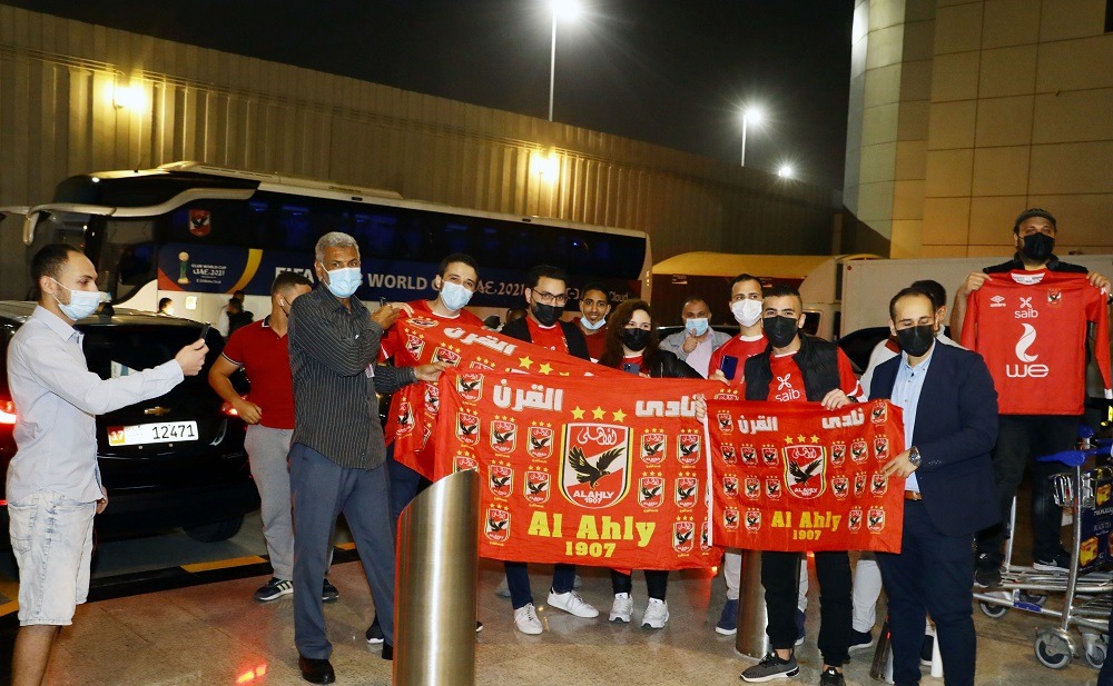 CAF Champions League winners Al Ahly land in Abu Dhabi ahead of FIFA Club World Cup UAE 2021™