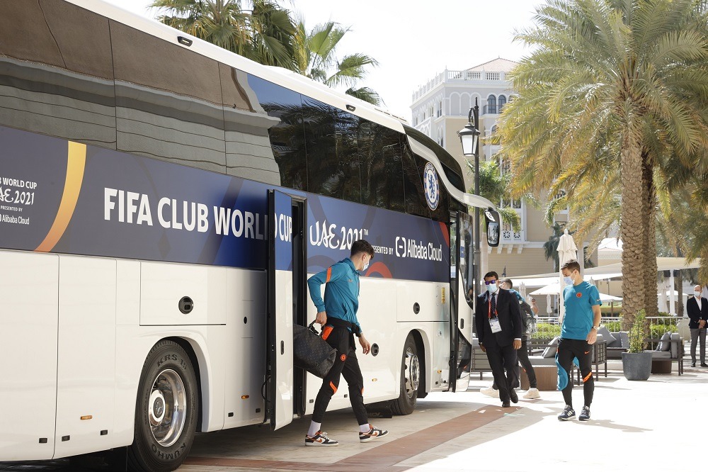 UEFA Champions League winners Chelsea arrive in UAE ahead of the FIFA Club World Cup UAE 2021™