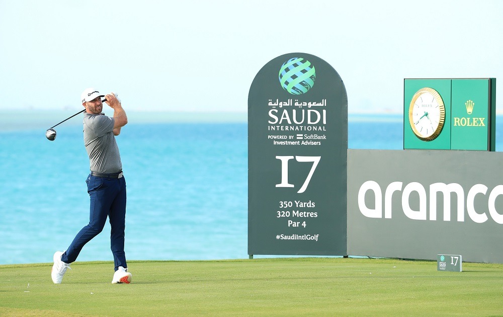 US superstar golfer Dustin Johnson donates clubs used to win debut Saudi International to host course Royal Greens