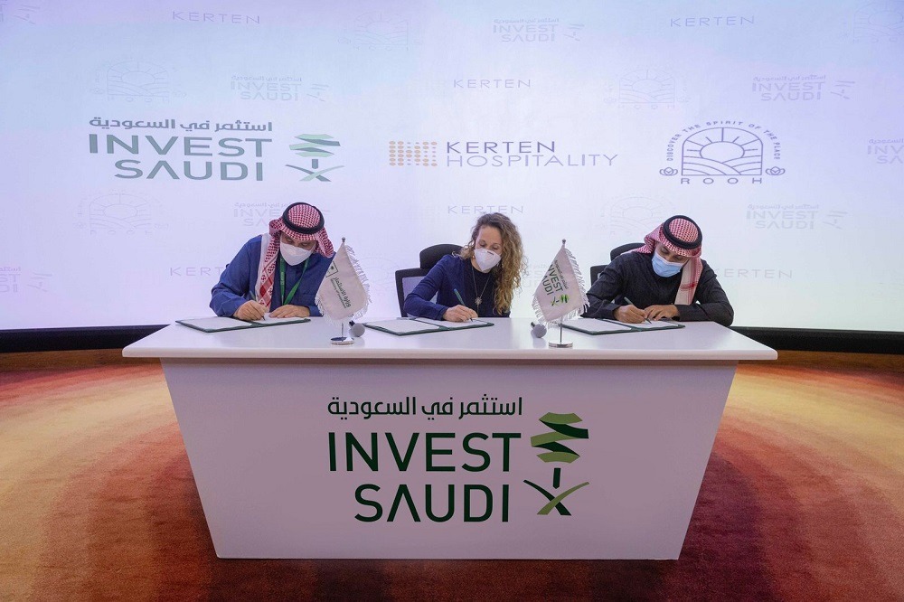 Invest Saudi facilitates agreement between Rooh Al Reef Hotels Company and Kerten Hospitality to develop first Eco Resort in Abha