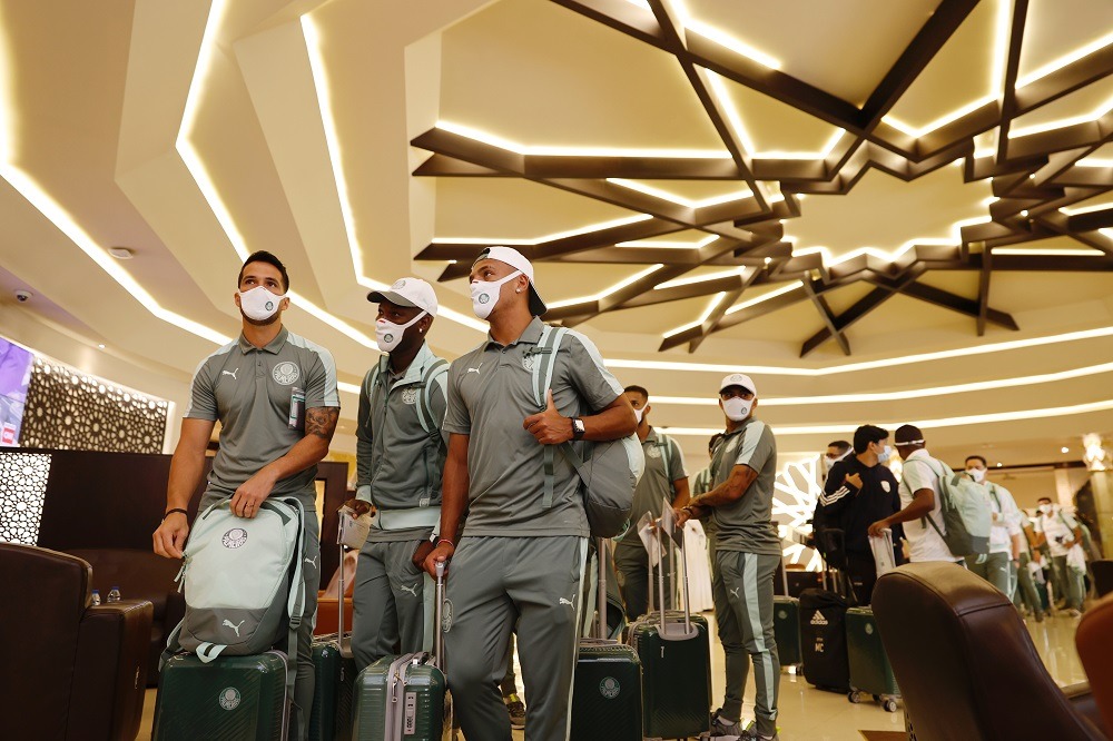 Reigning Copa Libertadores champions Palmeiras land in Abu Dhabi for FIFA Club World Cup UAE 2021™