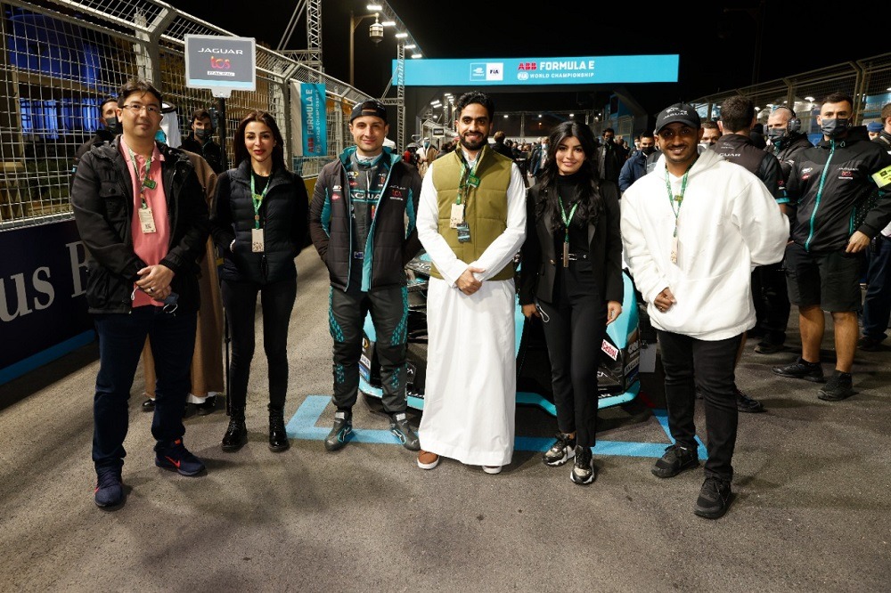 Jaguar “I-TYPE 5” takes the fastest lap in the second night of Diriyah “Formula E” race