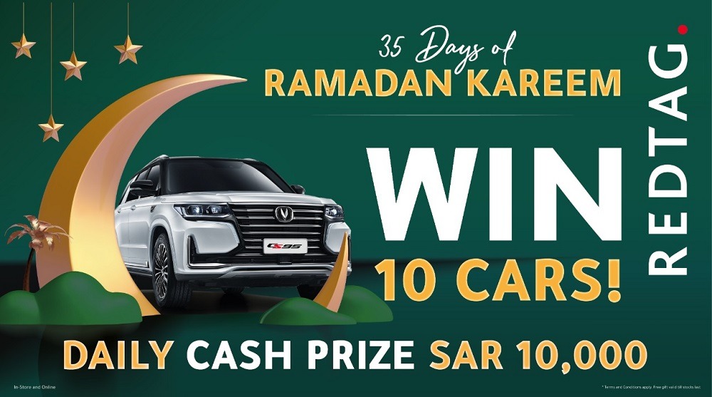 Value Fashion brand REDTAG announces SAR 1.3-million Ramadan jackpot: cars for 10 lucky winners, daily cash prizes and free gifts