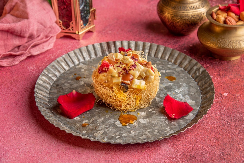 Complimentary Malai Kunafa Cake At Dhaba Lane In Celebrations of Eid-al-Fitr