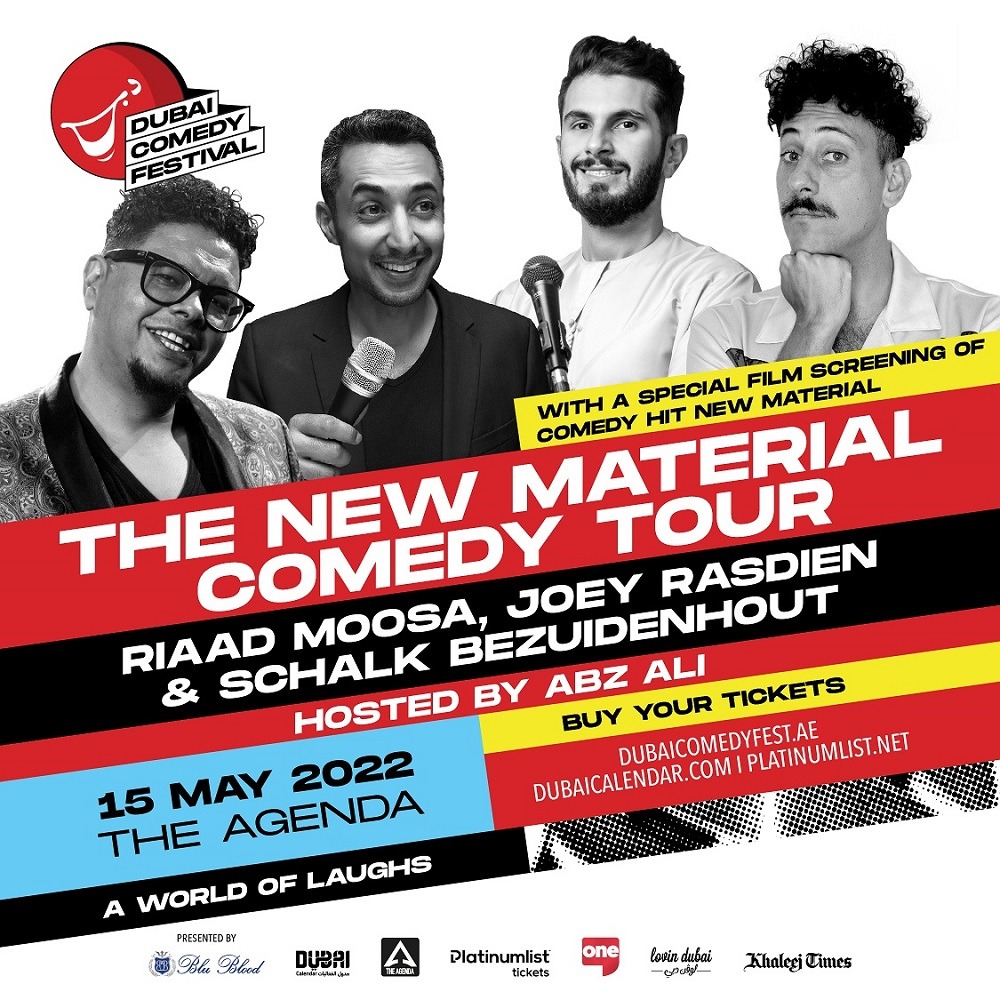 *NEW SHOW* South African comedy heavyweights to perform in Dubai in The New Material Comedy Tour