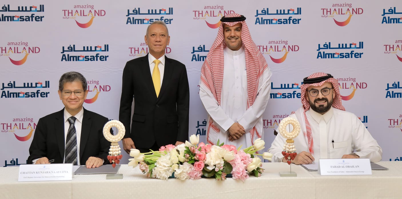 Almosafer partners with The Tourism Authority of Thailand to boost tourism from Saudi Arabia