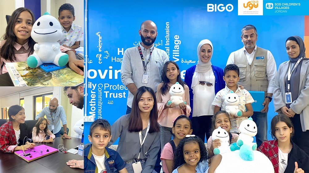 BIGO Raised Funds to Support a Long-Term Education Program of SOS Children’s Village Through NAUA in the MENA Region