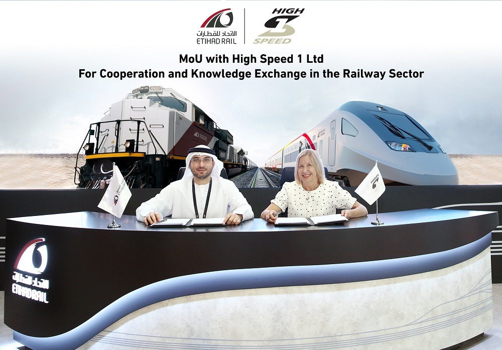 Etihad Rail signs three MoUs with European companies to exchange knowledge and expertise in the railway sector