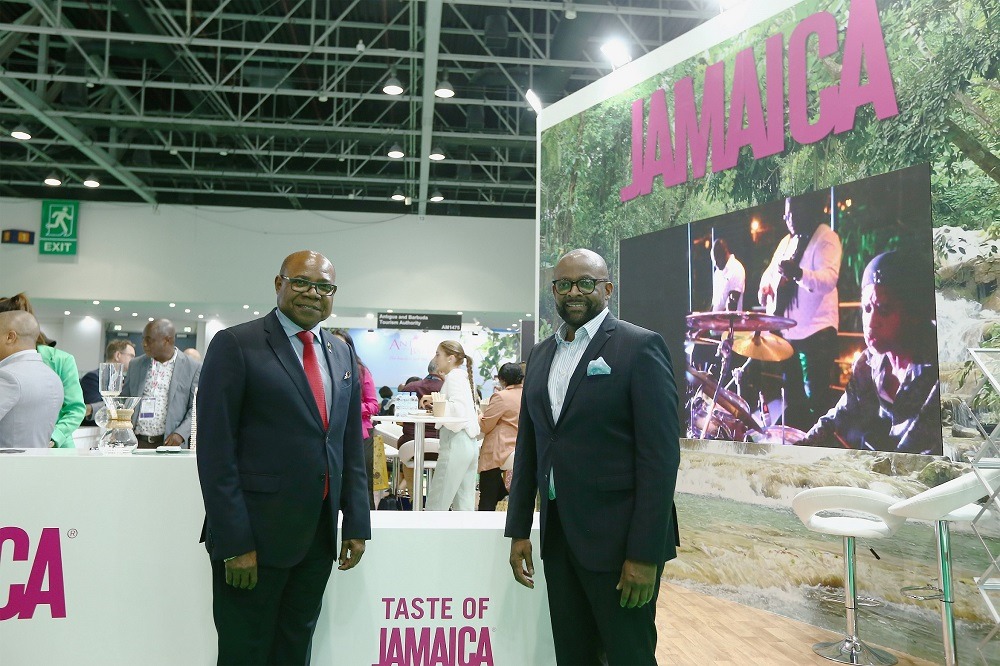 JAMAICA TOURIST BOARD WELCOMES SCORES OF TRAVEL TRADE PROFESSIONALS TO THE STAND AT ARABIAN TRAVEL MARKET, DUBAI