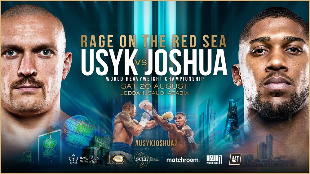 USYK VS Joshua 2 World Heavyweight Rematch To Be Hosted In The Kingdom Of Saudi Arabia