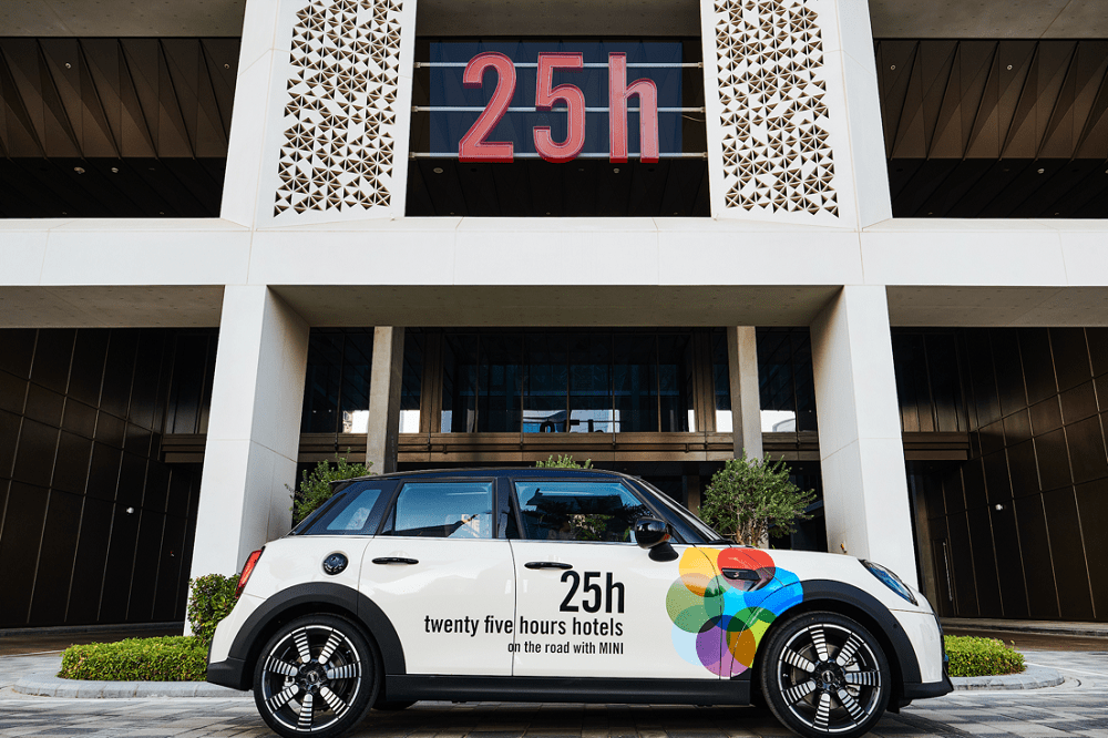 25hours Hotel One Central teams up with MINI to offer guests complimentary drives during their stay