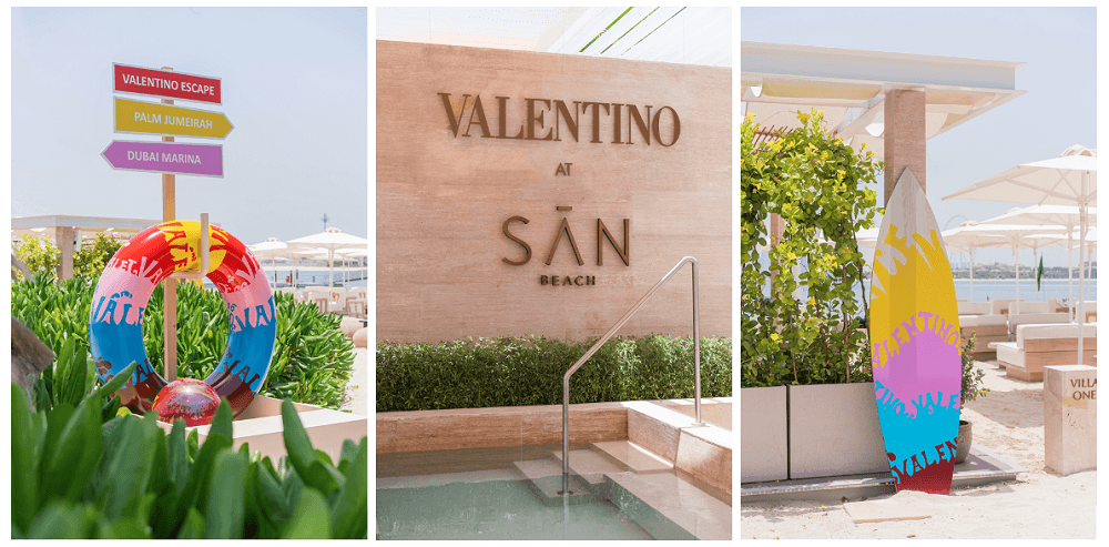 SĀN Beach Welcomes Maison Valentino Takeover