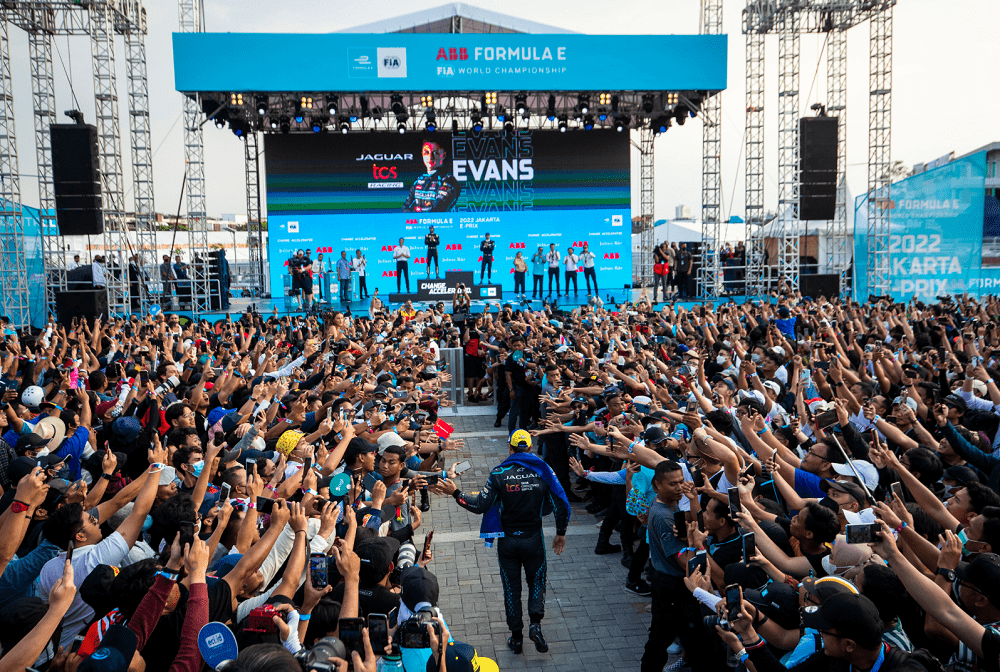 Mitch Evans Wins Historic Jakarta E-Prix: Round 9 Of The ABB FIA Formula E World Championship