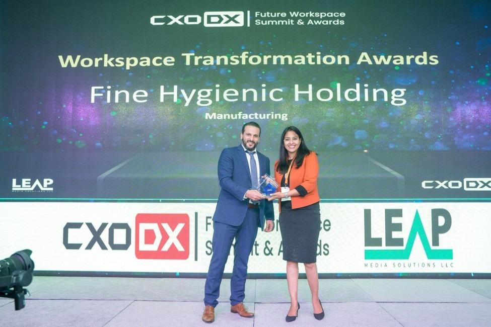 Fine Hygienic Holding Recognized For Workspace Transformation And Corporate Culture