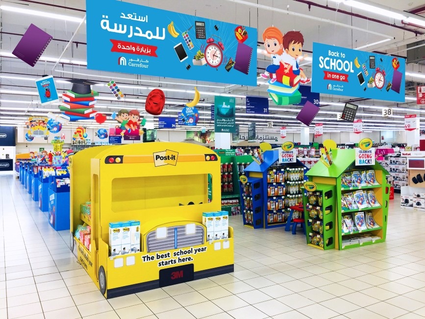 Shop for Back to School ‘All In One Go’ at Carrefour