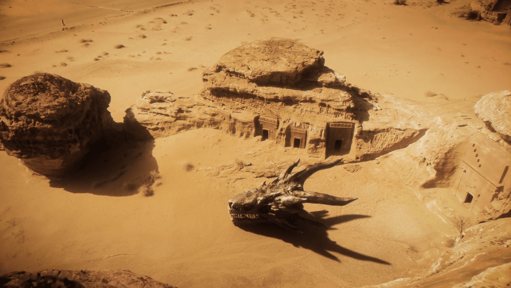 Dragons Spotted In The Ancient Desert City Of Alula