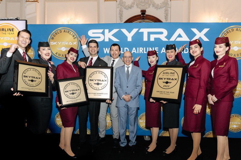 Qatar Airways Wins the “Airline of the Year” Award by Skytrax for an Unprecedented Seventh Time and Takes Home Three Other Major Awards