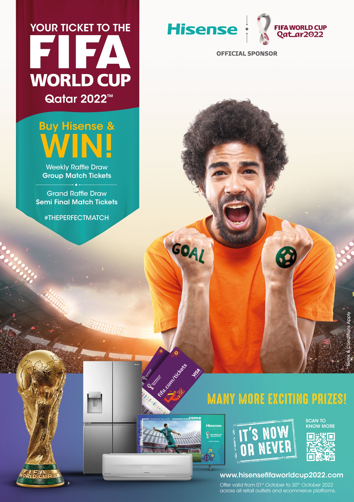 Hisense And FIFA Represent A ‘Perfect Match’ As Electronics Giant Launches FIFA World Cup Campaign Across Gulf