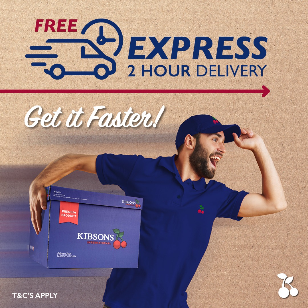 Kibsons Announces Free Express Delivery Service in Dubai