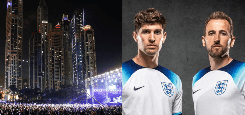 Official England Fan Zone in Dubai for Qatar 2022