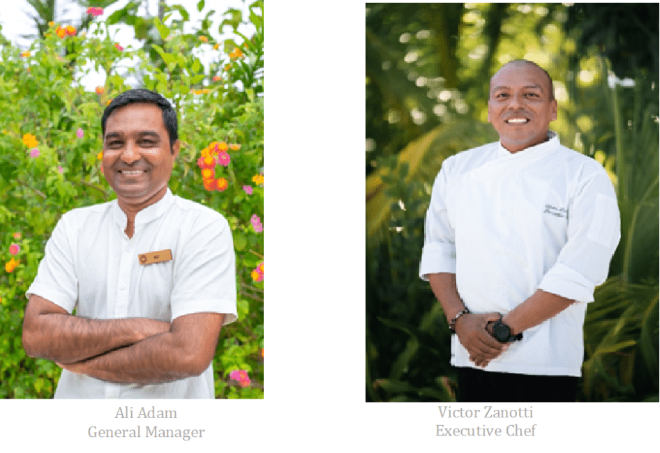 Sun Siyam Iru Veli, Maldives Announces Key Leadership Appointments With ALi Adam As New General Manager And Victor Zanotti As Executive Chef