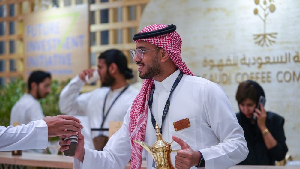 Saudi Coffee Company Attends Future Investment Initiative as Official Coffee Partner