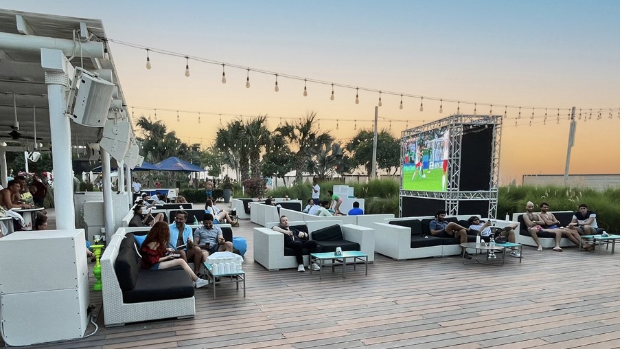 Join in on the FIFA action at Cove Beach Dubai