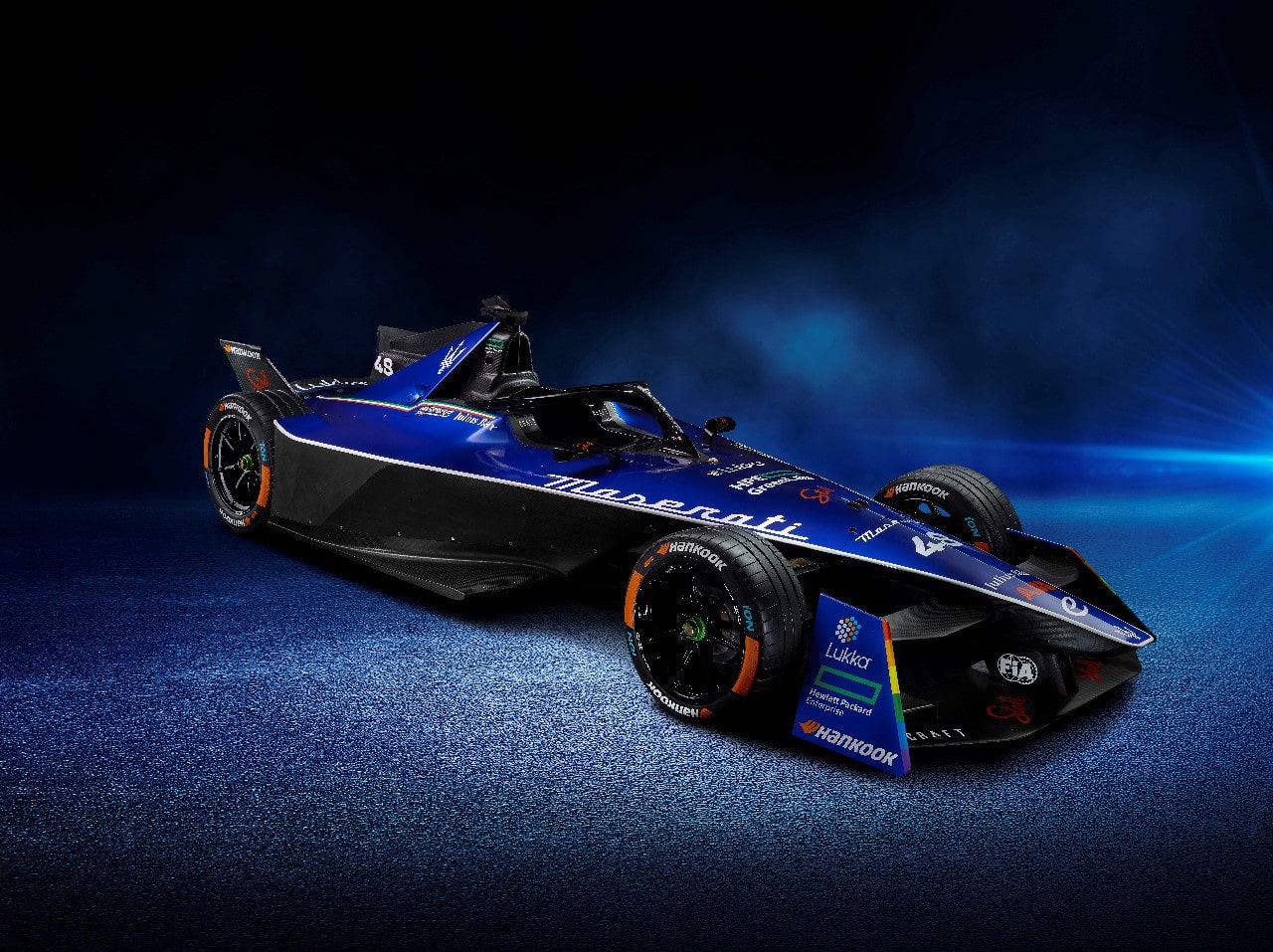 Maserati MSG Racing unveils Formula E Gen 3 livery. The first fully electric racing car in the history of Maserati.