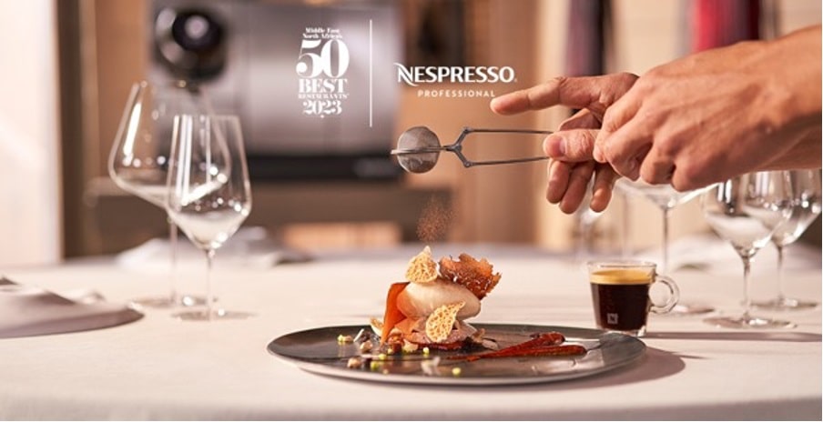 Nespresso Partners With The Middle East & North Africa’s 50 Best Restaurants